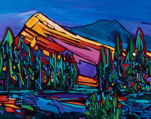 Anne-M.-Harris-Rocky-Mountain-Time-Acrylic-on-Canvas
