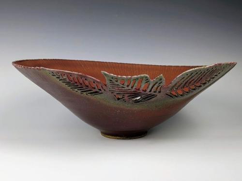 Sandra-Zuidema-Leaves-Matter-Bowl-stoneware-clay